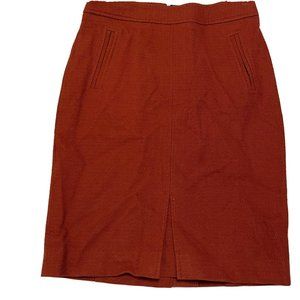 ann taylor Womans Sz 2 Straight pencil Skirt Lined Front Pocket Stretch